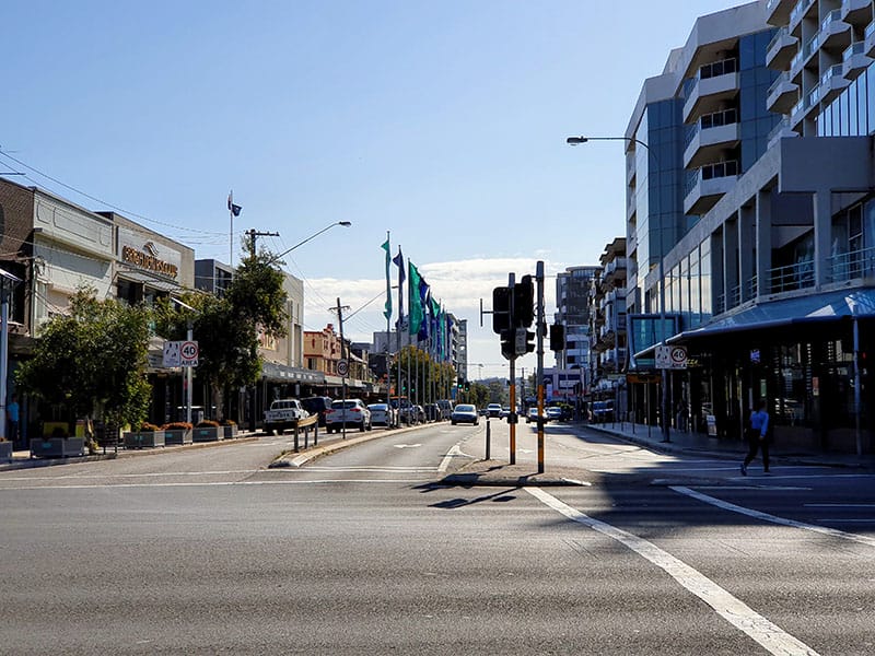 Painting a modern apartment with bay views in Brighton Le Sands, Sydney