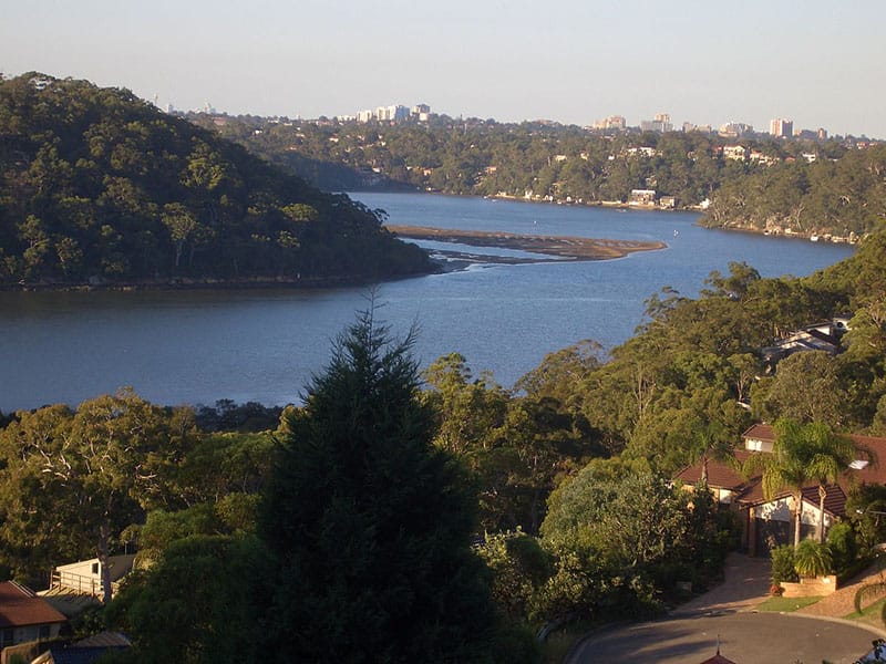 Painting a large, modern family home in the leafy, riverside suburb of Illawong